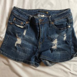 Denim shorts